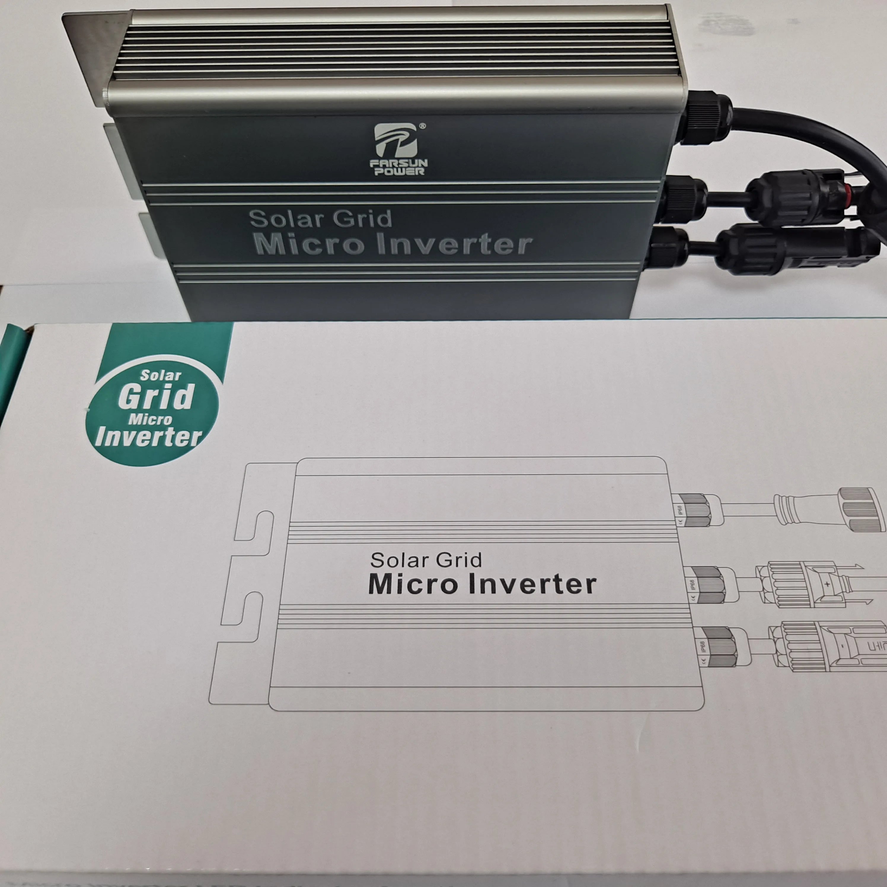 MPPT Solar Grid Tie Micro Inverter, Solar grid tie inverter for home power systems, outputs 500-700 watts at 120-230 volts.