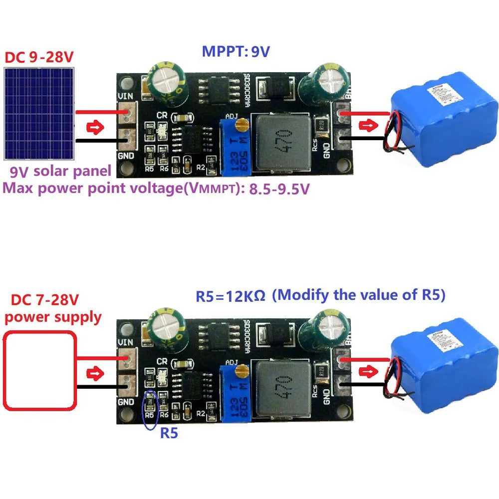 MPPT Solar Controller, Color may vary due to lighting and screen differences.