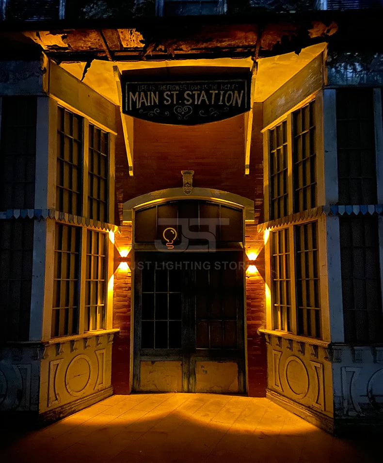 Solar LED Wall Light, Solar-powered LED wall light for outdoor use, waterproof, and bright with strong illumination.