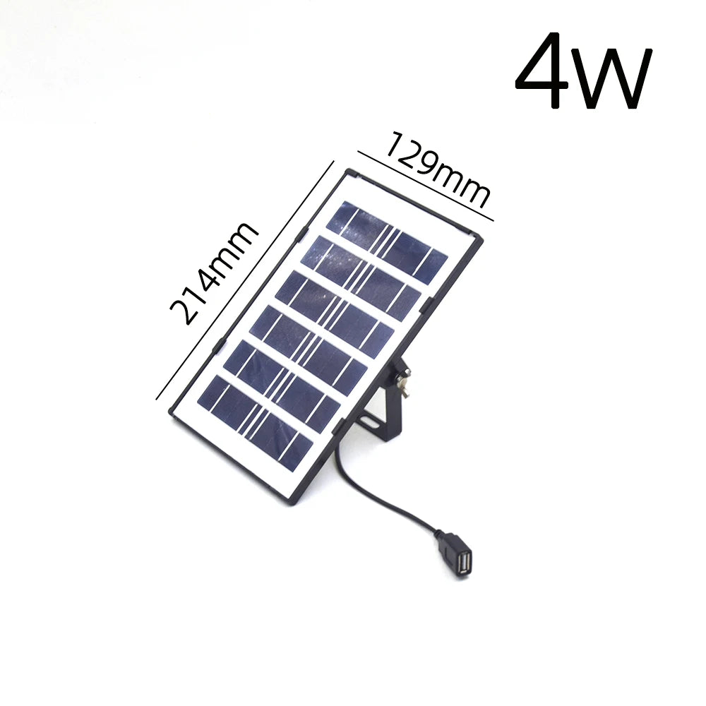 USB Solar Panel, Portable solar charger for small devices, ideal for charging phones, batteries, and other gadgets.