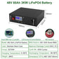 PAPOOL LiFePO4 Bateria 48V - 230Ah 200Ah 100Ah 51,2V Bateria de Lítio 6000+ Ciclos RS485 CAN 16S 200A BMS Max 32 Paralelo UE SEM TAXA