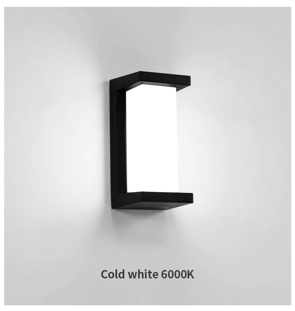 Led Wall Light, Nighttime activation, illuminates within 3-6 meters of pedestrian approach.