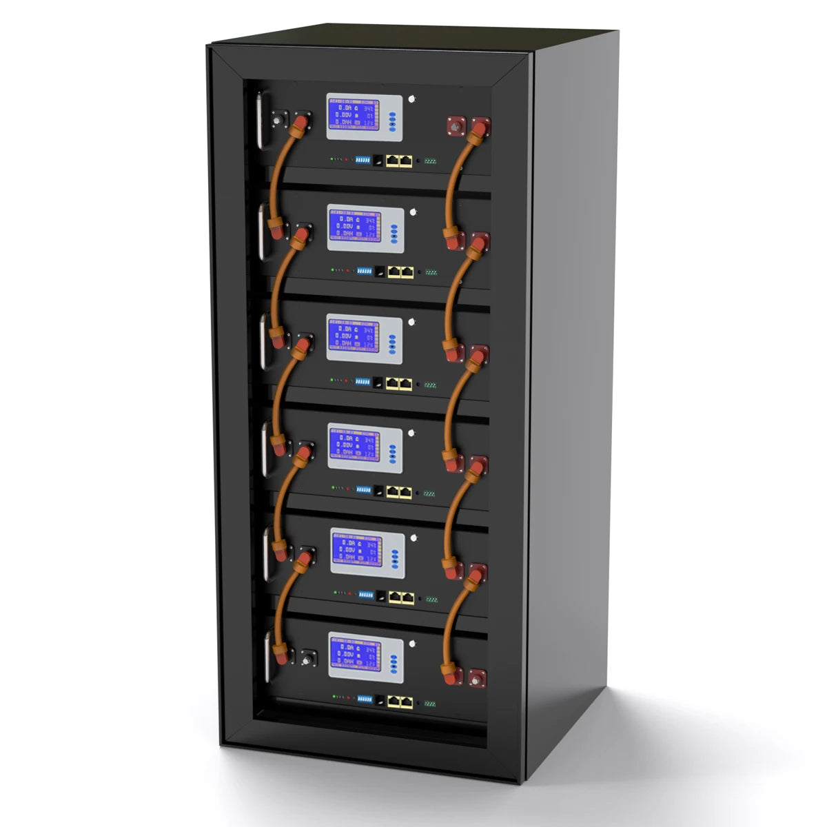 LiFePO4 24V 5KW Battery, CERRNSS battery features: continuous current, pulse current, discharge cut-off voltage, water resistance, and LCD display.