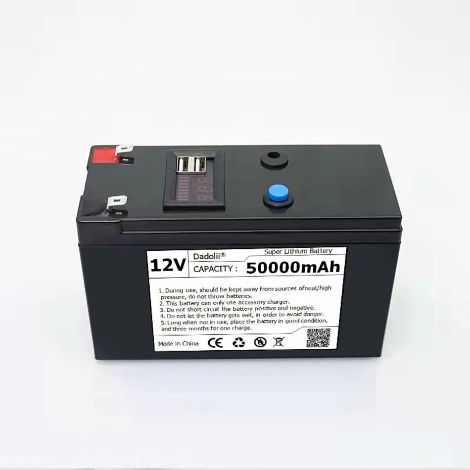 12V Battery 50Ah 18650 lithium