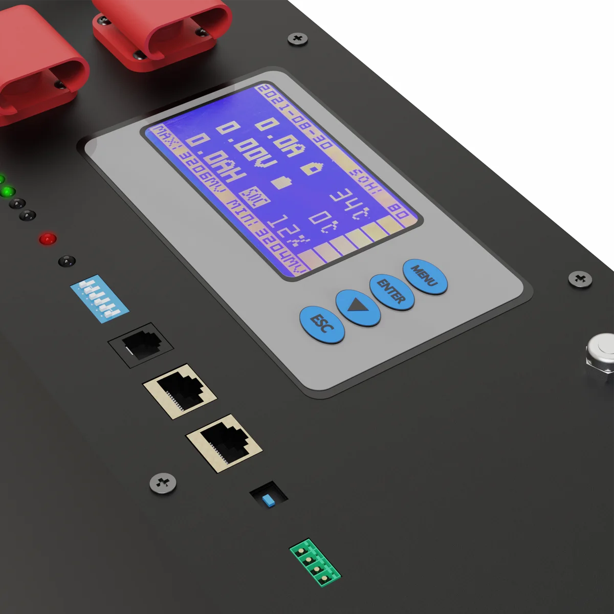 48V LiFePO4 100Ah 5120Wh Battery, Online guidance available for inverter connection setup.