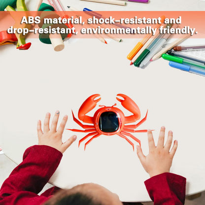 Solar Toy Shock-resistant Toy Environmentally Solar Toy Crab Educational Science Puzzle for Toy Gifts No Batteries Needed