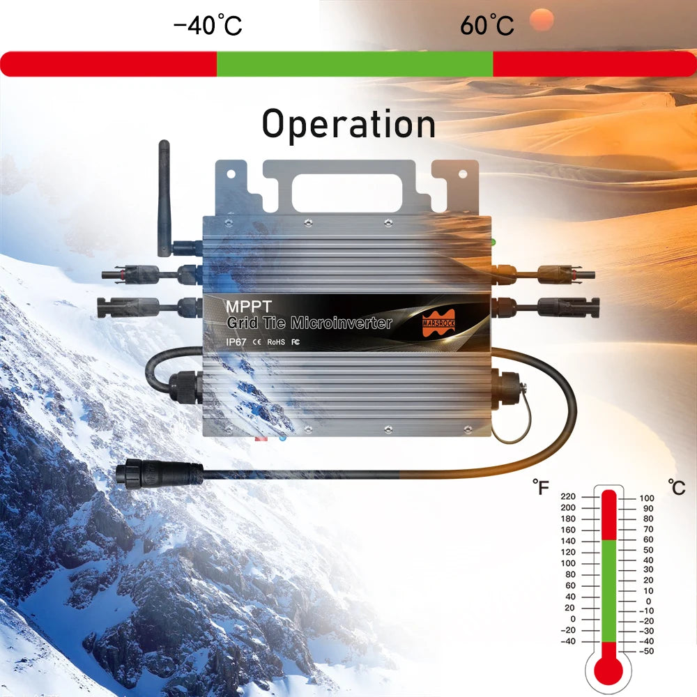 800W Grid Tie Micro Inverter, 