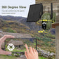 LS VISION LS-WS16M Solarkamera – 4 MP 4G Solar-Überwachungskamera, kabellose Outdoor-WiFi-Menschen-/Tiererkennung, 2-Wege-Gespräch, IP66 wasserdichte Wildtierkamera