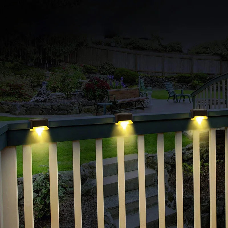 Solar-powered lanterns for outdoor use, providing safety and ambiance.