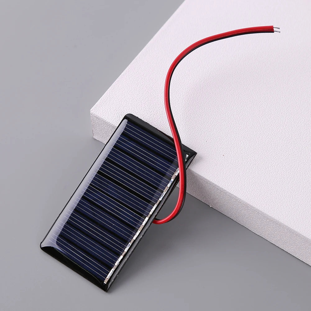 1/2/3 Pcs 0.3W 5V/0.2W 4V Solar Epoxy Panel, Solar panel set for small battery-powered apps and charging systems.