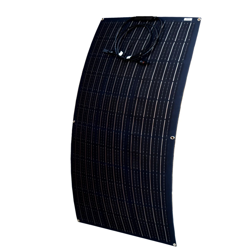 JINGYANG long lasting Semi Flexible solar panel, Premium roofing solution for motorhomes, camping, boats, and buses with excellent durability and waterproofing.