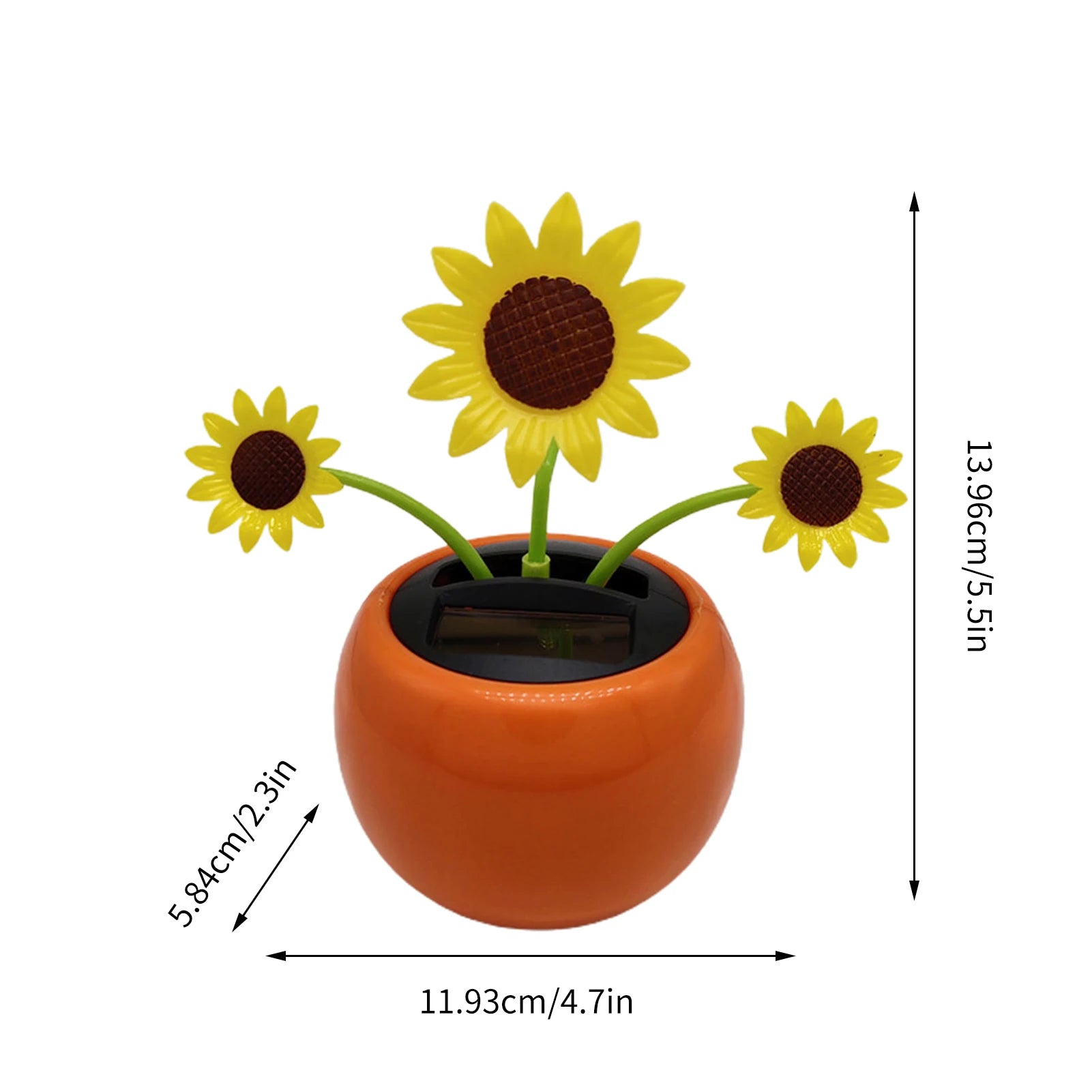 Solar Powered Dancing Flowers Swinging Toy, Solar-powered dancing flowers toy for kids aged 7-12+ years, requiring no batteries, just sunlight.