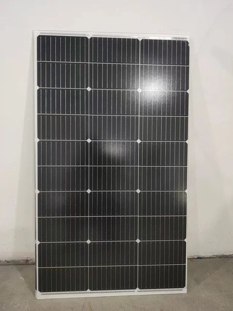 Dokio 18V 100W Rigid Solar Panel, 150W rigid solar panels available in German warehouse; contact customer service for link.