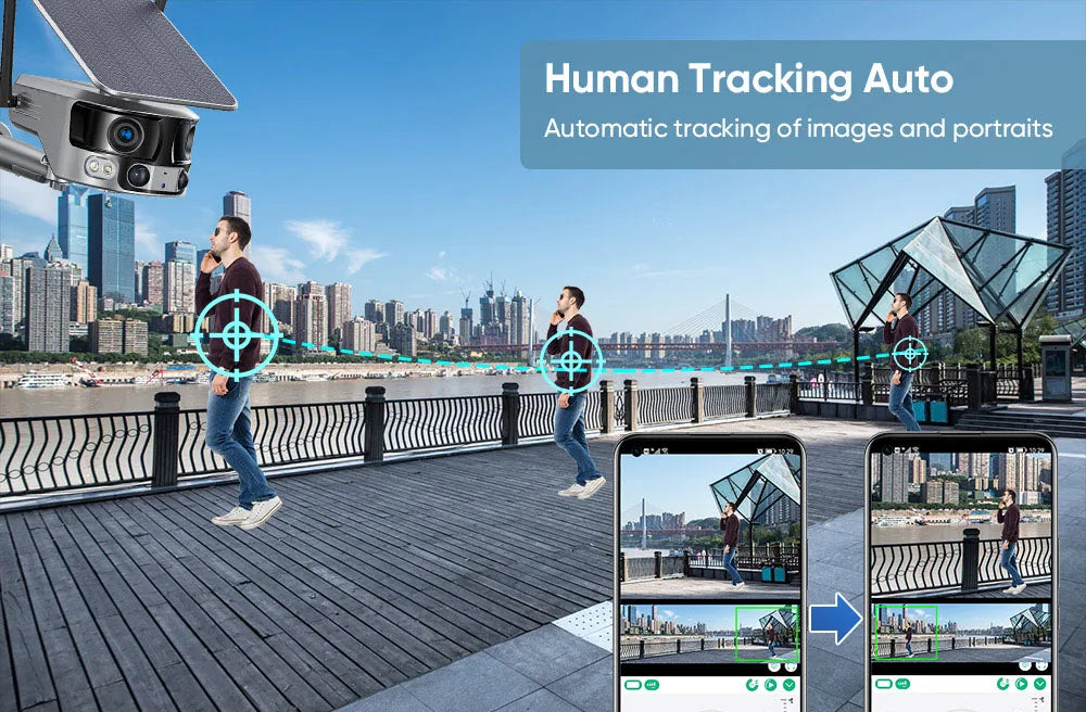 Auto-track human subjects with portrait-like accuracy