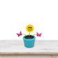 Jouets balançants de fleurs de danse à énergie solaire - Ornements de décoration de voiture de tête secouante électrique amusante pour enfants, cadeau de vacances