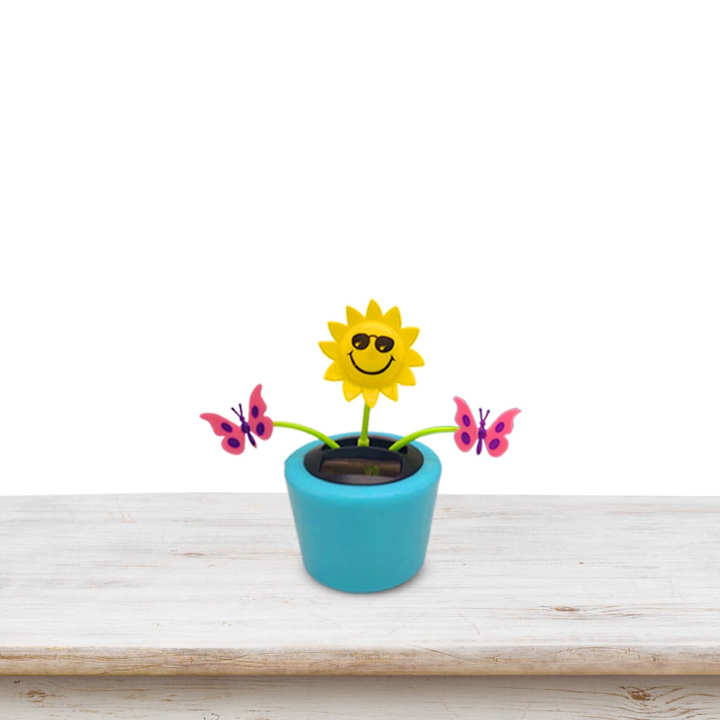 Jouets balançants de fleurs de danse à énergie solaire - Ornements de décoration de voiture de tête secouante électrique amusante pour enfants, cadeau de vacances