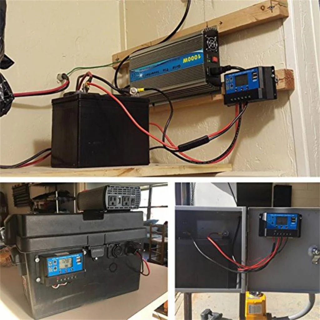 30/40/50/60/100A MPPT Solar Charge Controller, Protects against solar panel reverse polarity damage.