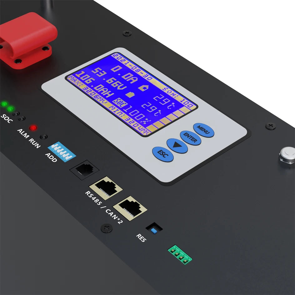 48V 100Ah 200Ah LiFePO4 Battery, High-capacity lithium-ion battery pack with 48V, 100Ah or 200Ah capacity and advanced features for reliable energy storage.