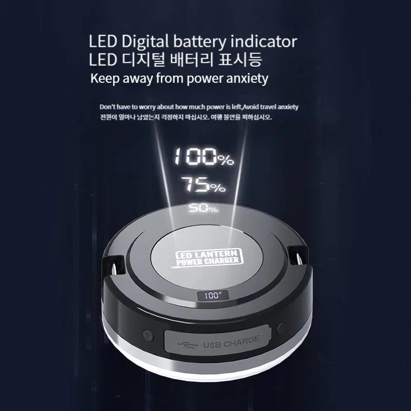 Track battery life with LED digital indicator, monitor charge level and avoid travel anxiety.