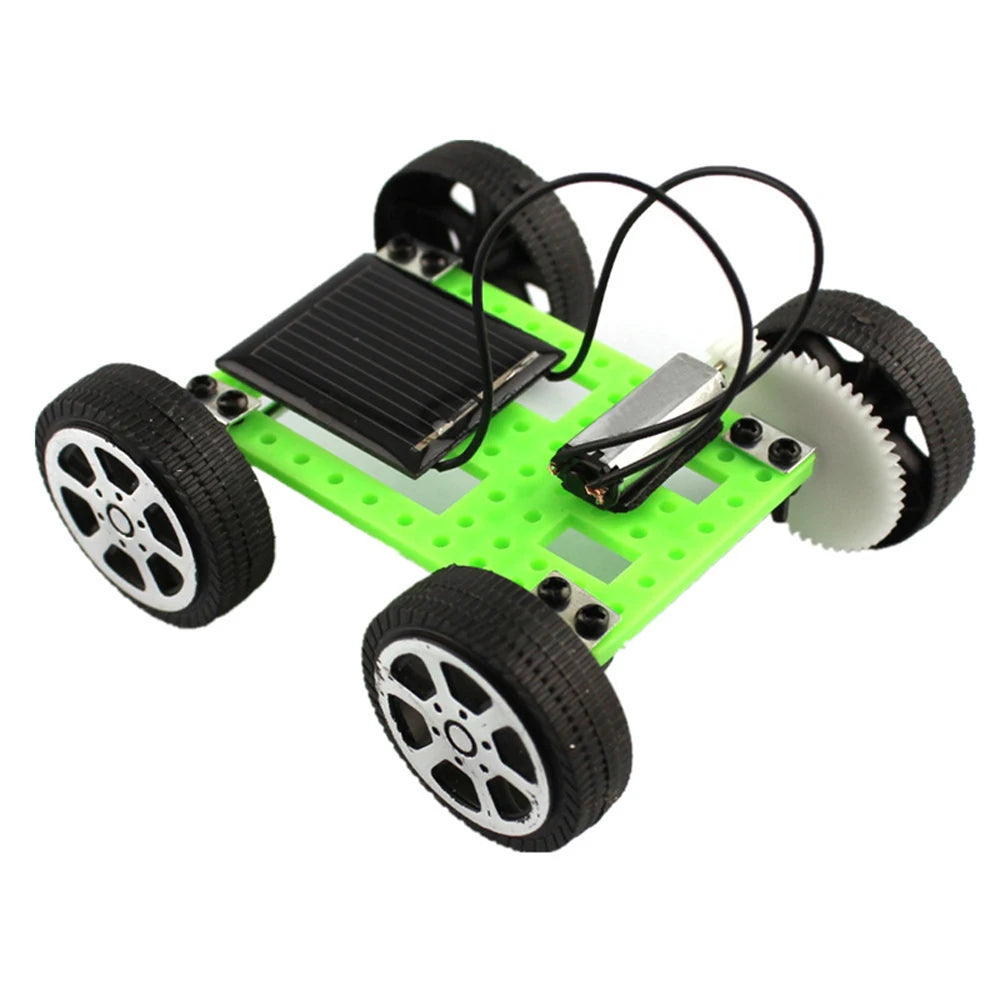DIY Assembled Energy Solar Powered Toy, DIY assembled solar-powered toy car robot kit set for children aged 7-18 years.