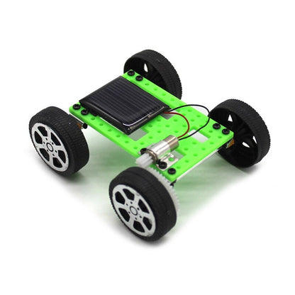 DIY Mini Solar Powered Toy Car For Kids - Solar Power Toy Assembled Energy Powered Car children's toys Kids Novelty Gift