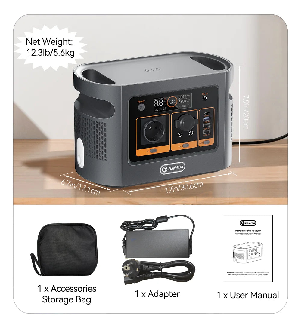 FF Flashfish QE01D, **Product Specifications:**