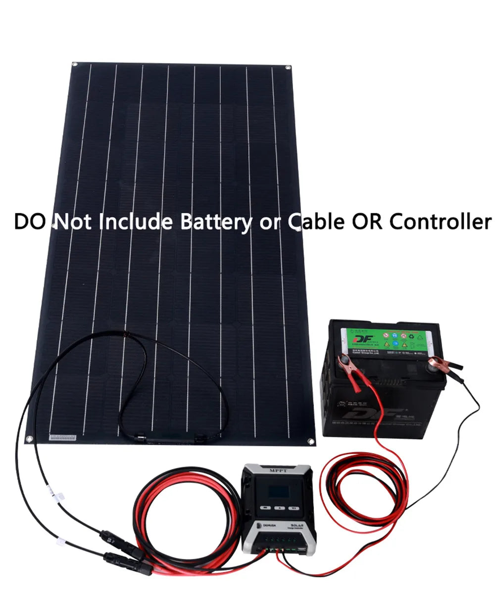 Portable Flexible Solar Panel, Does Not Include Battery, Cable, or Controller. (DF-3)