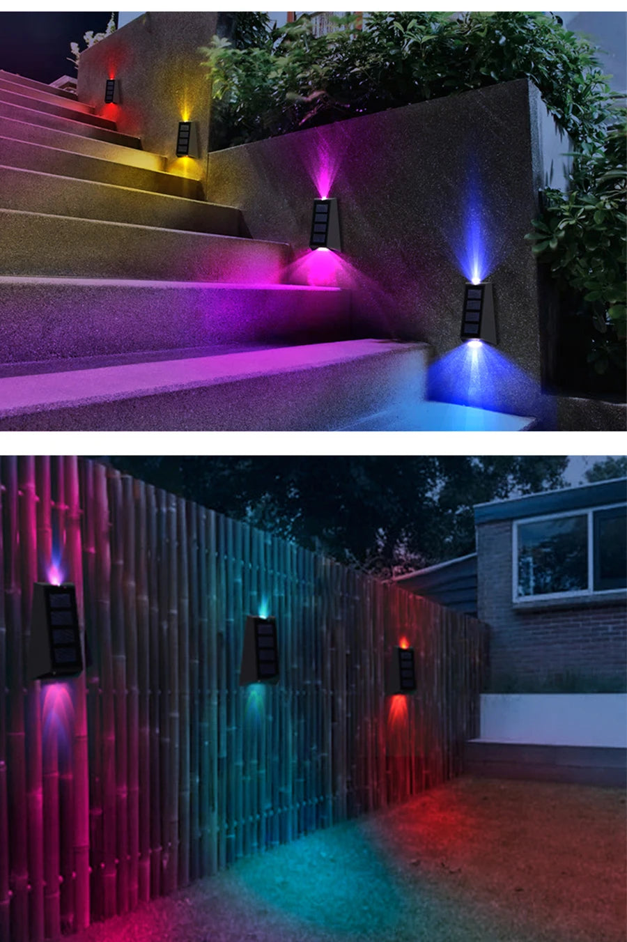 Decoration Solar Garden Light, Waterproof coating for outdoor use, protects surfaces from damage, suitable for walkways, fences, and gutters.