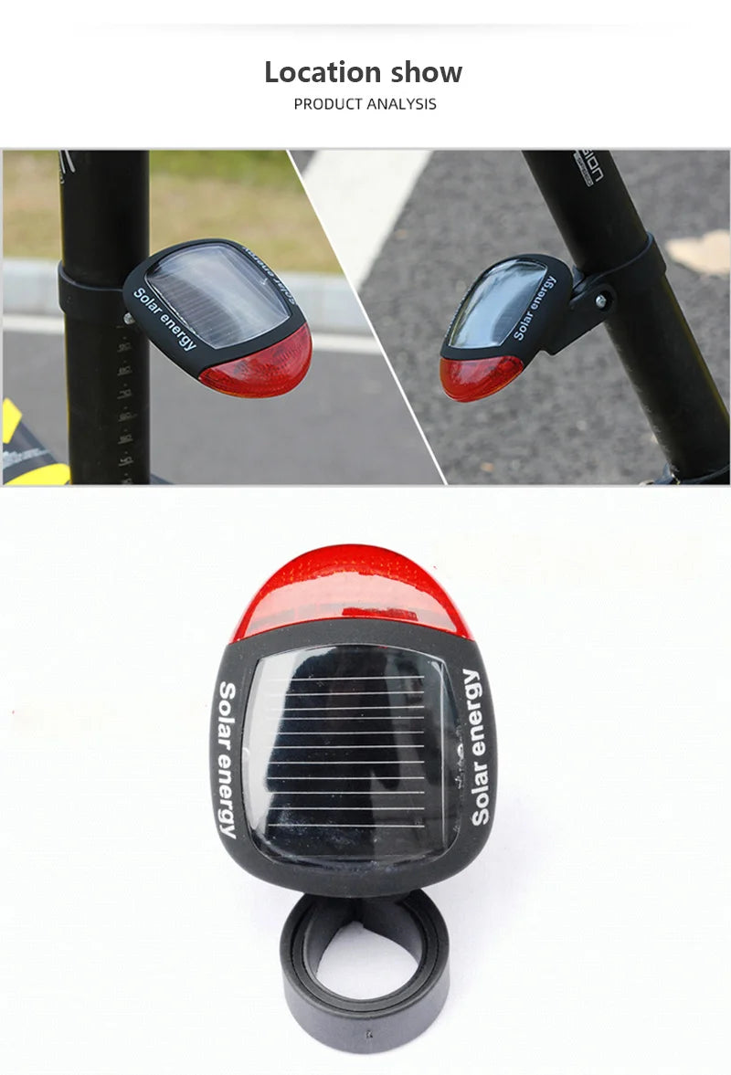 1200mAh MTB Solar Bike Light, 