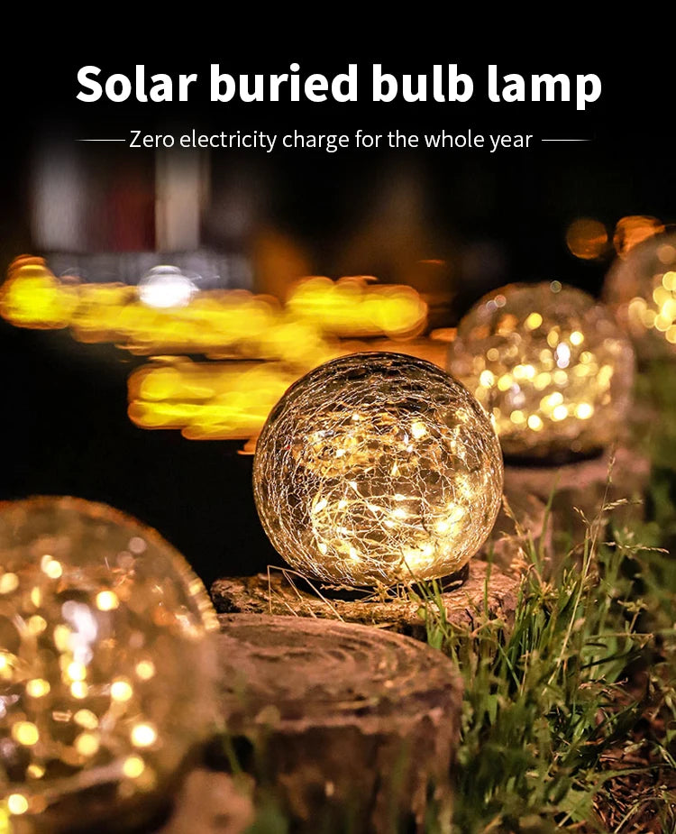 Solar Led Light, Solar-powered bulb charges no electricity, perfect for outdoor use all year round.