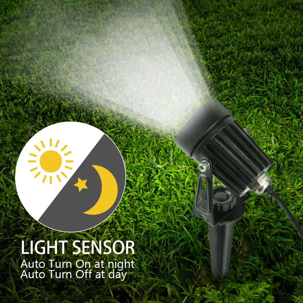 T-sunrise Solar LED Outdoor Light, Water-soaked ground, ideal for inserting object safely.