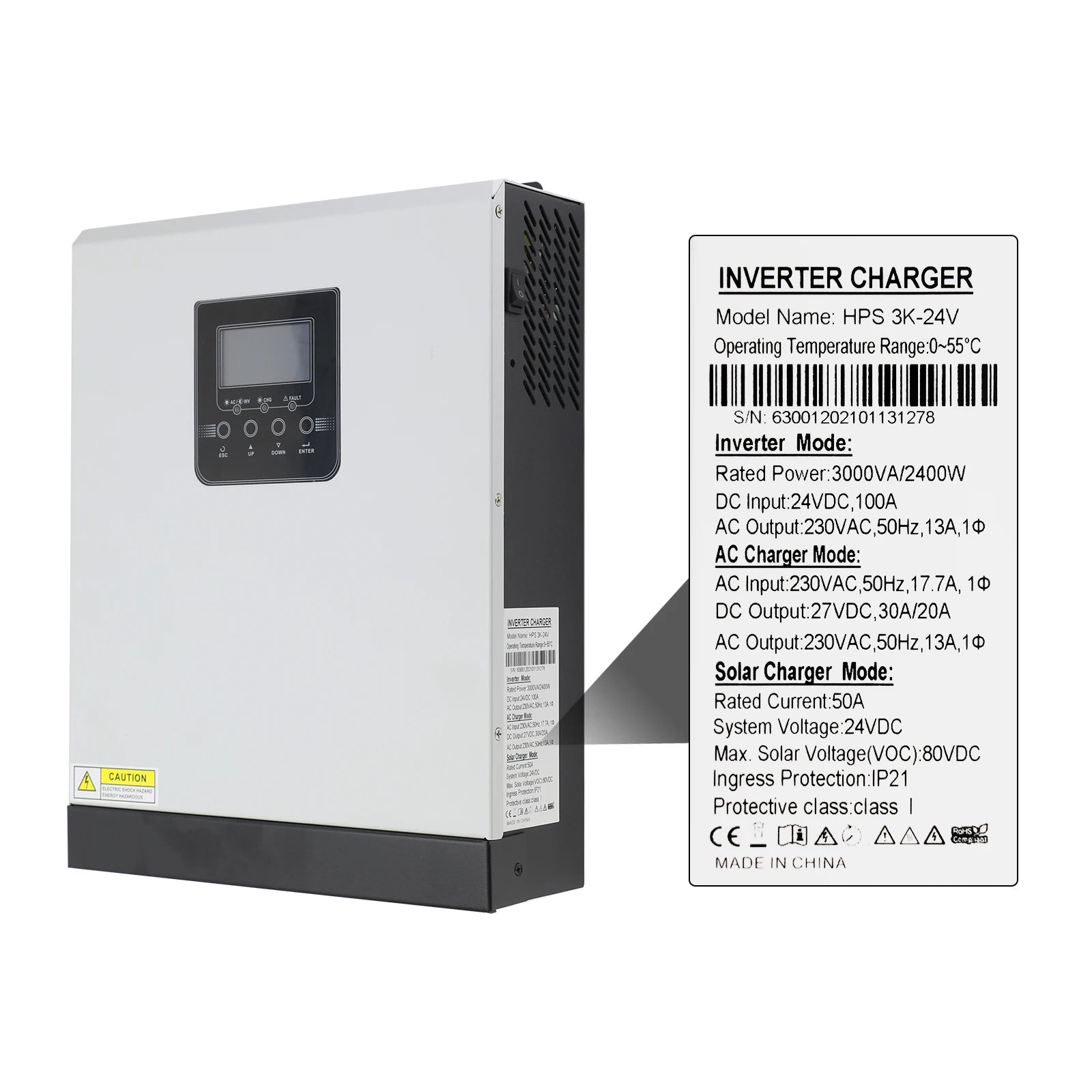 3000VA 2400W Solar Inverter, 3000VA 2400W Solar Invert