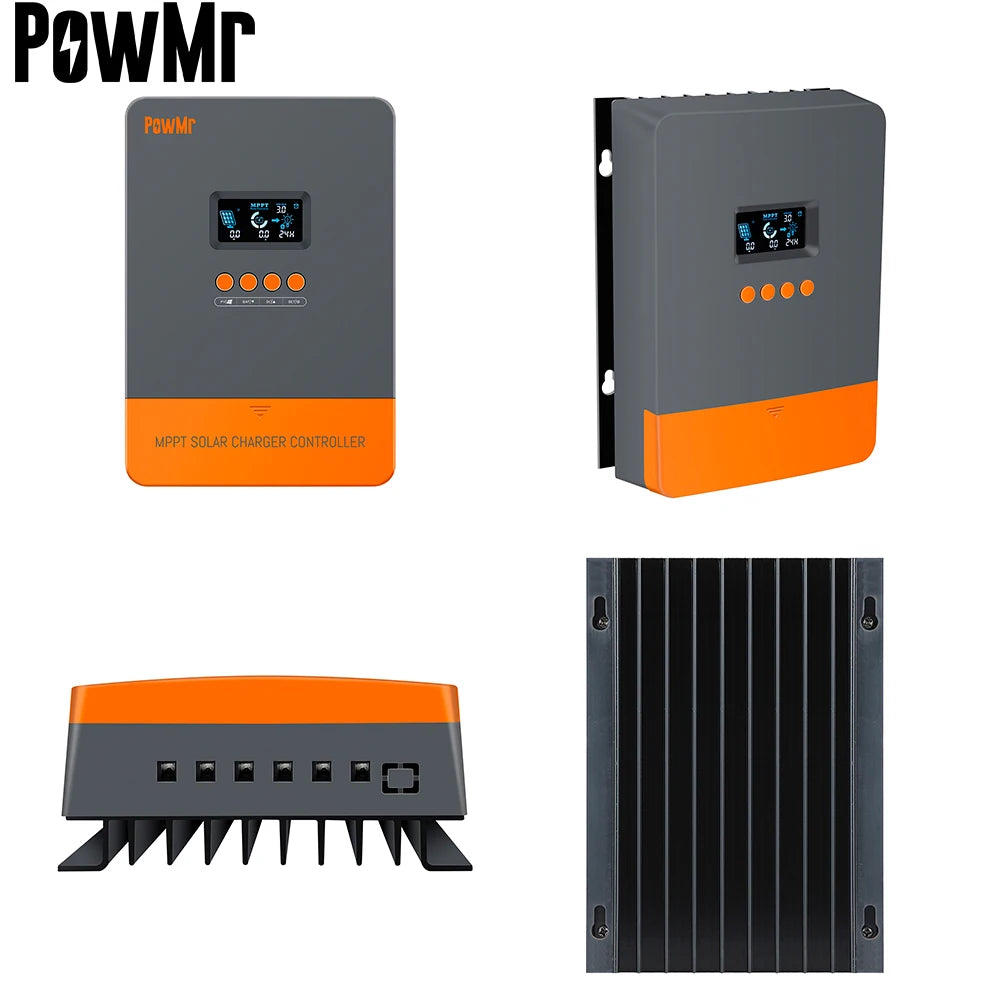 PowMr 100% MPPT 60A Solar Charge Controller, PowMr MPPT Solar Charger Controller for efficient charging of solar batteries.