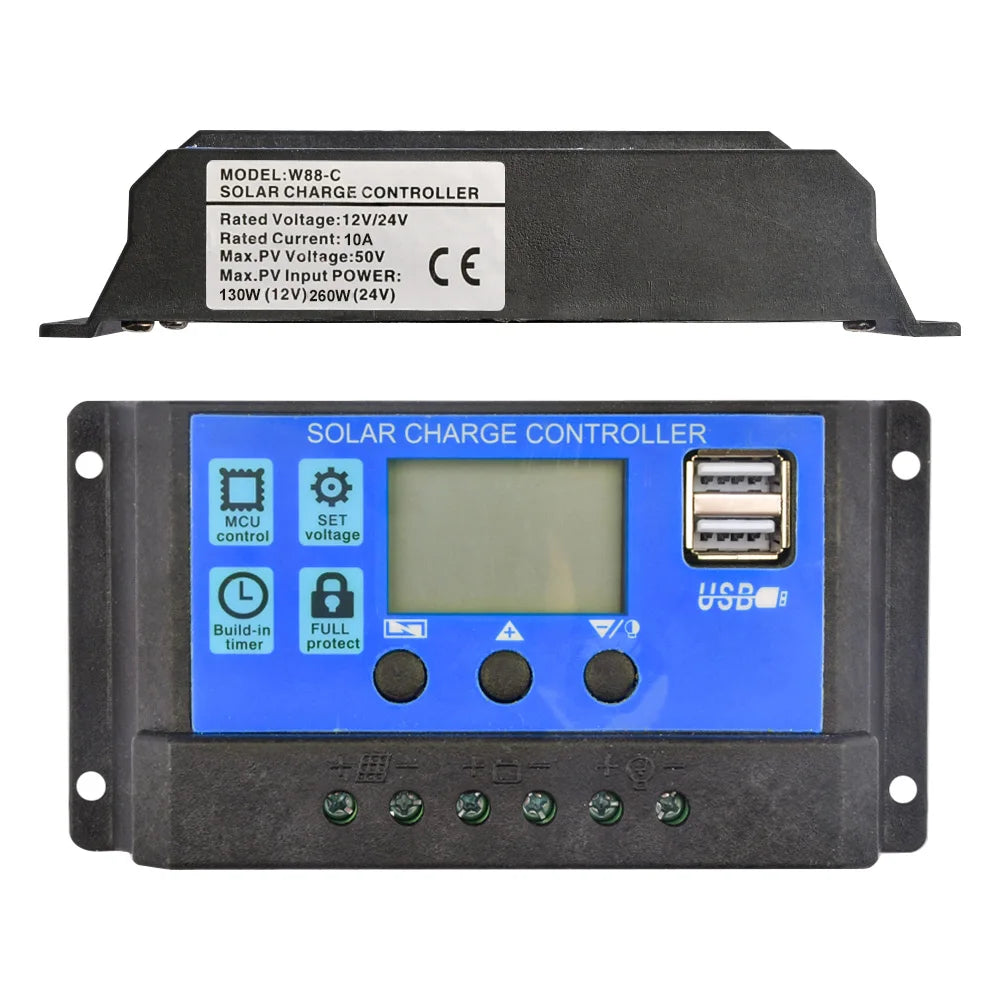 30A 20A 10A Solar Panel Controller