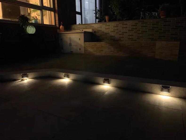 Solar Wall Light, Solar-powered outdoor light for patio, garden, or balcony; waterproof and energy-efficient.