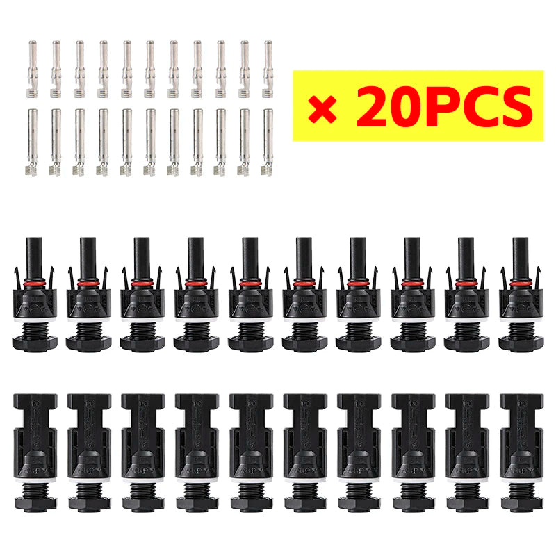 10/20/40/100PCS Solar PV Connectors,