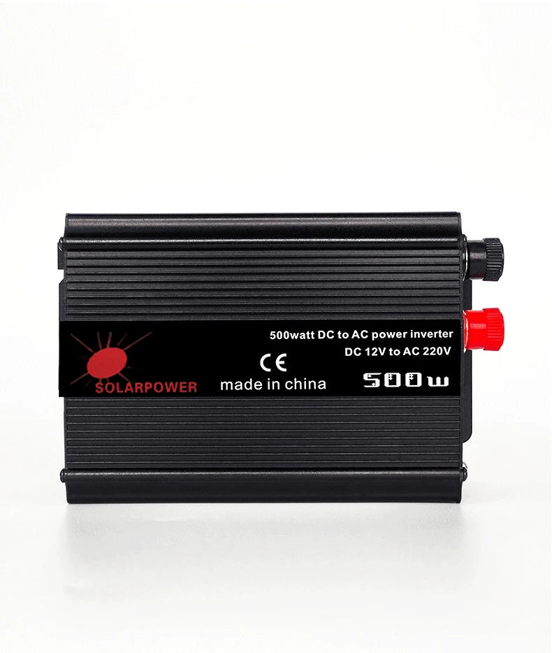 Solar Inverter, Inverter power limit: Appliance power must not exceed inverter's continuous power rating.