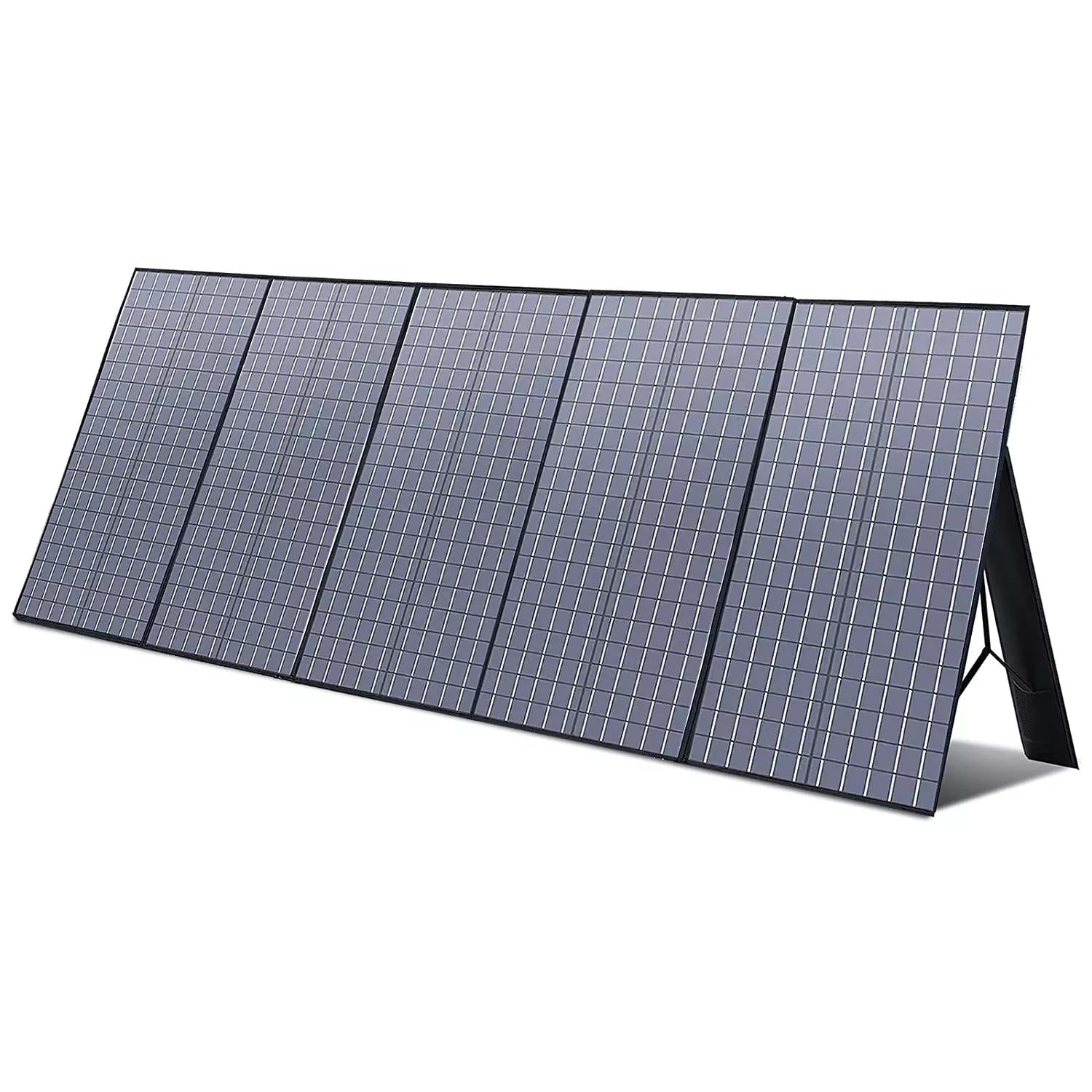 ALLPOWERS Foldable Solar Panel, Foldable solar charger, cables, adapters, manual, and warranty with support.