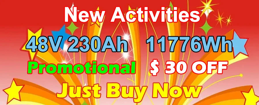 48V 230Ah 200Ah LiFePO4 Battery, Advanced 48V 230Ah lithium-ion battery pack with CAN and RS485 monitoring, suitable for parallel connections and inverter systems.