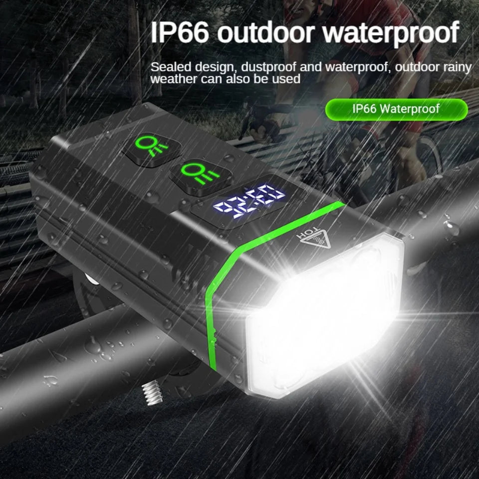 Waterproof design with IP66 rating, ensuring durability in harsh outdoor conditions and easy cleaning.