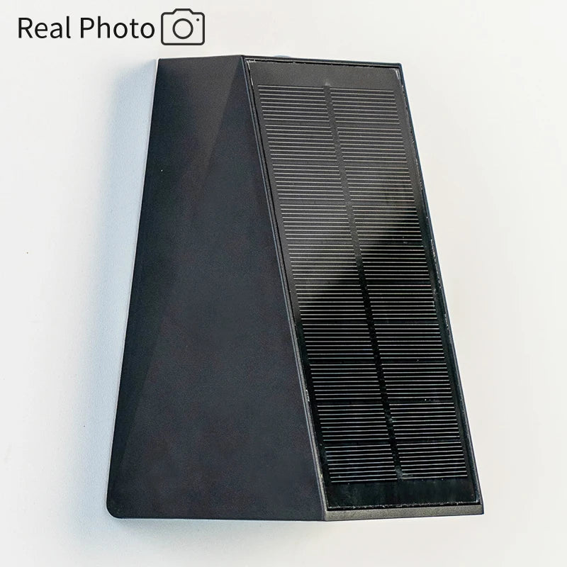 Joollysun Solar Wall Lamp Outdoor Light, Color variation due to display and lighting, actual color may differ.