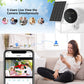 Cámara solar inalámbrica WiFi Cámara exterior 1080P HD Protección de seguridad Cámara de videovigilancia Detección humana Recargable