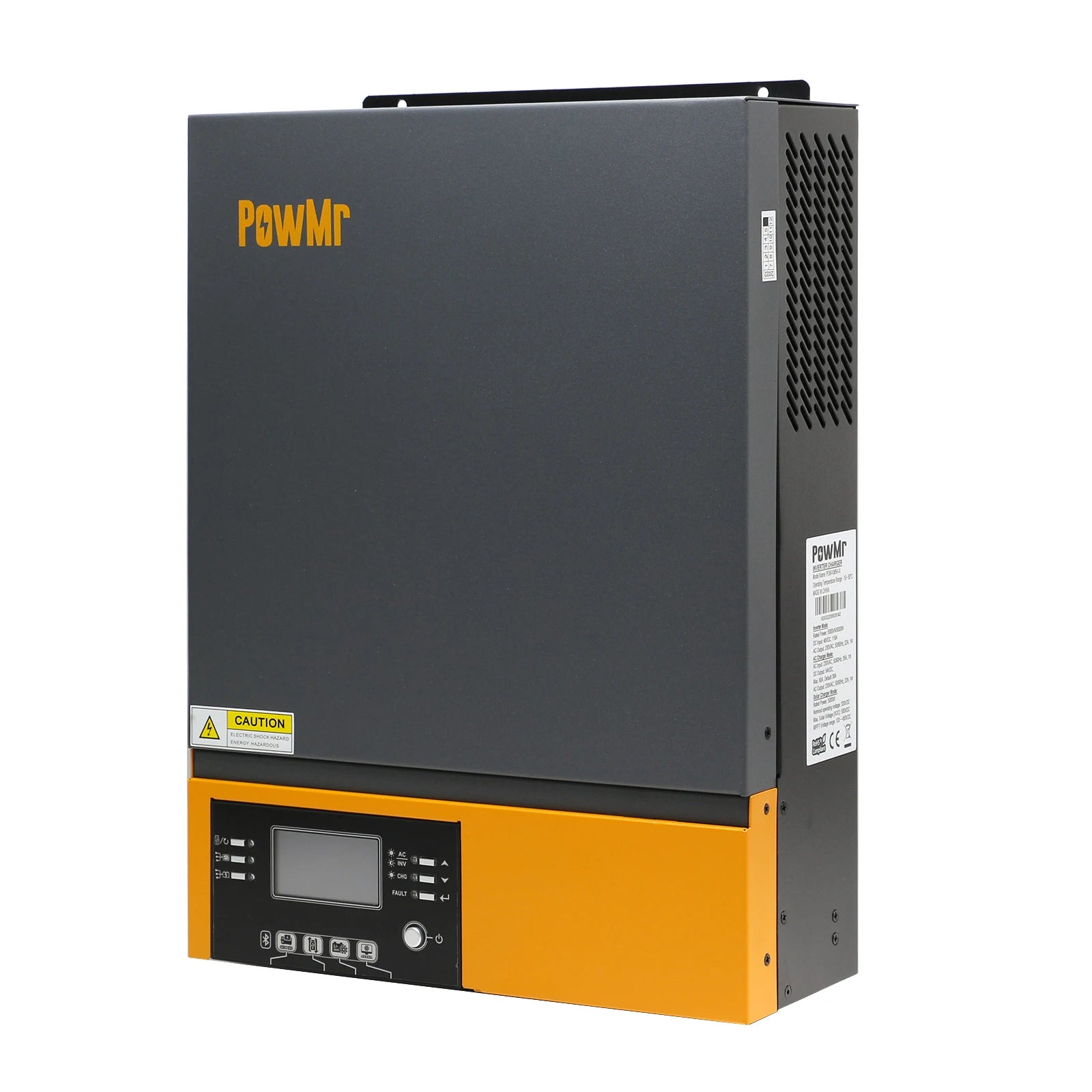 PowMr 5000W 3000W Hybrid Solar Inverter, PowMr 5000W/3000W Hybrid Solar Inverter with MPPT 80A and pure sine wave output.