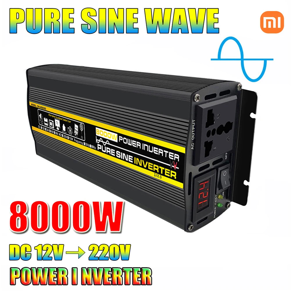 XIAOMI Inverter, Xiaomi Pure Sine Wave Inverter converts DC power to AC power, suitable for energy storage applications.