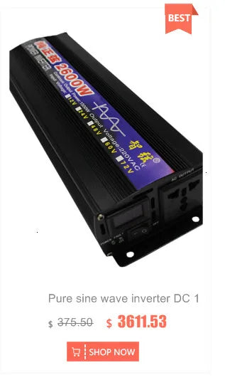 Pure sine wave inverter, Car cigarette lighter jack output voltage and polarity summary.