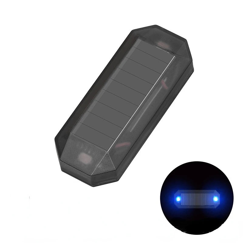 Car Solar LED Mini Warning Light, CE-certified solar-powered mini warning light for motorcycle night rides.