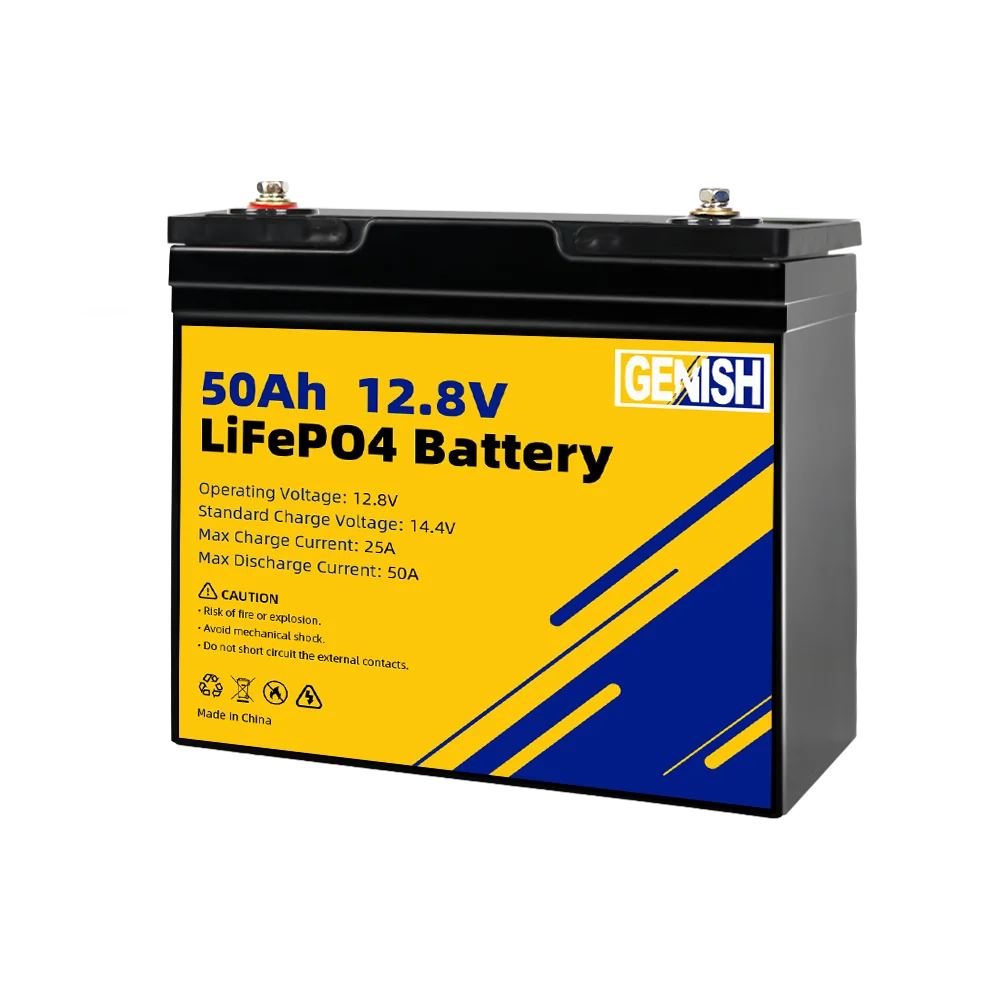 LiFePo4 battery pack with built-in BMS, 12V, 200Ah, 24V max, warning: proper handling essential to avoid fire/explosion risk.