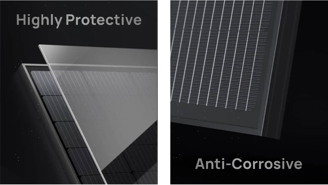 EcoFlow 2PCS 100W Rigid Solar Panel, Advanced anti-corrosion technology provides superior protection against harsh environments