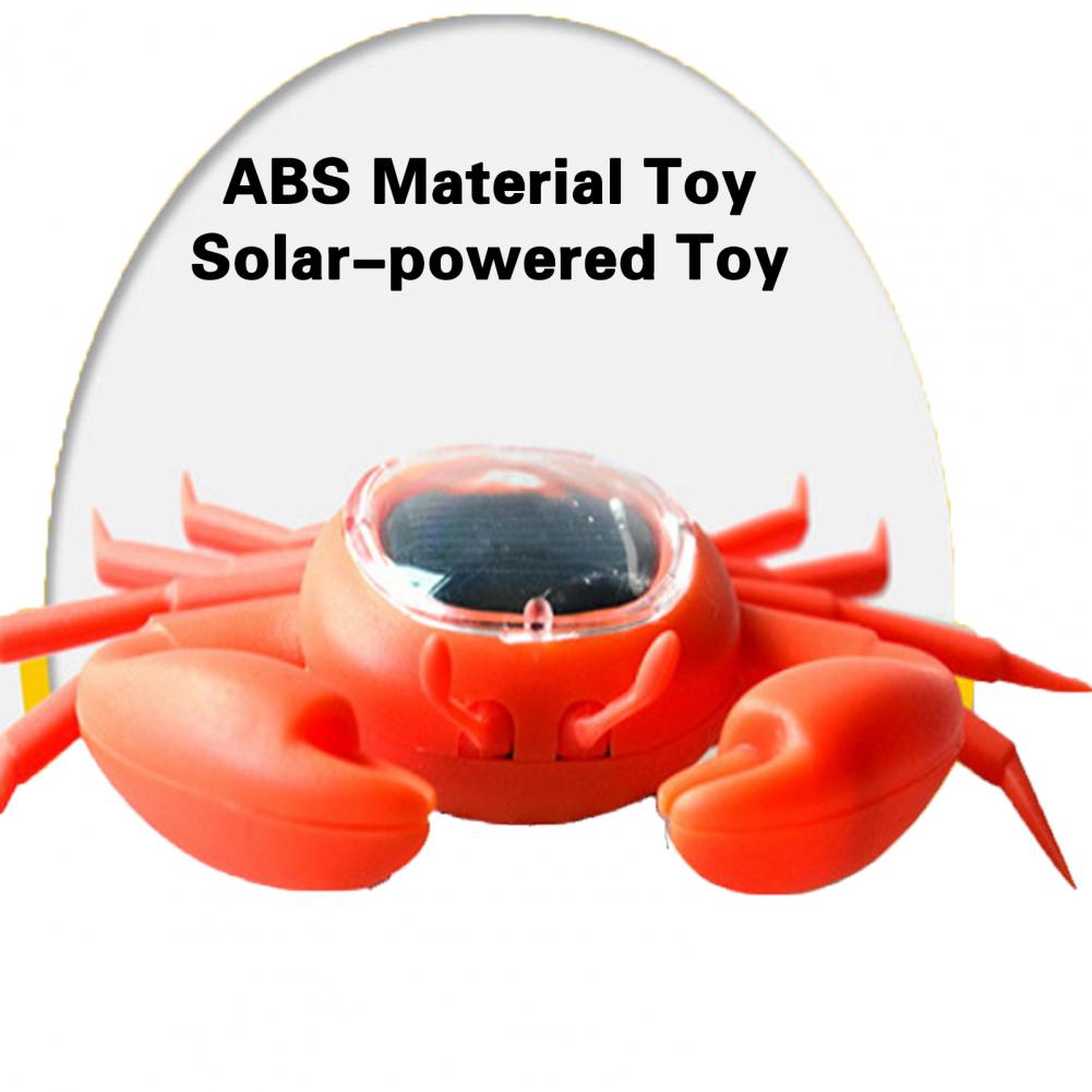 Juguete solar Juguete resistente a los golpes Juguete ambientalmente solar Cangrejo Educativo Ciencia Rompecabezas para regalos de juguete No se necesitan baterías
