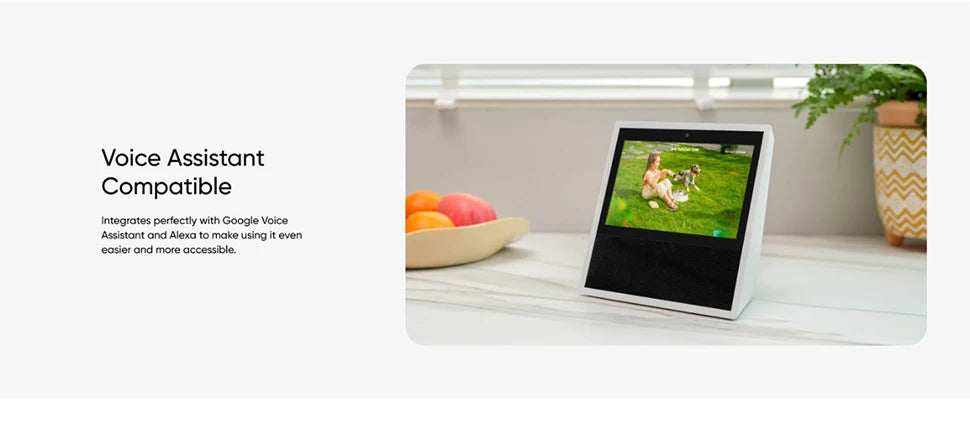 Eufy S340 SoloCam - Solar Security Camera, Seamlessly integrates with Google Assistant and Alexa for hands-free control and effortless access.